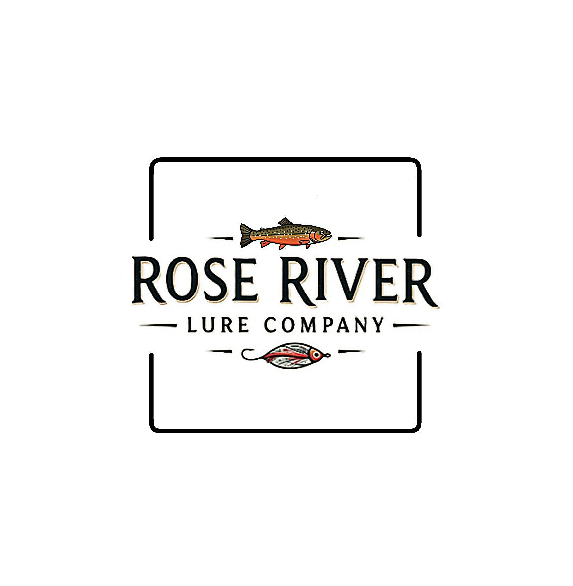 Rose River Lure Co. - Large, Premium Outdoor Decal Stickers