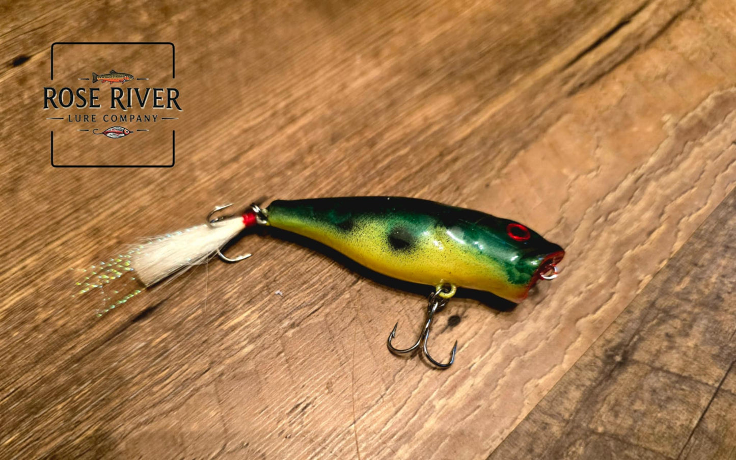 Hand-Painted Small Frog Topwater Popper