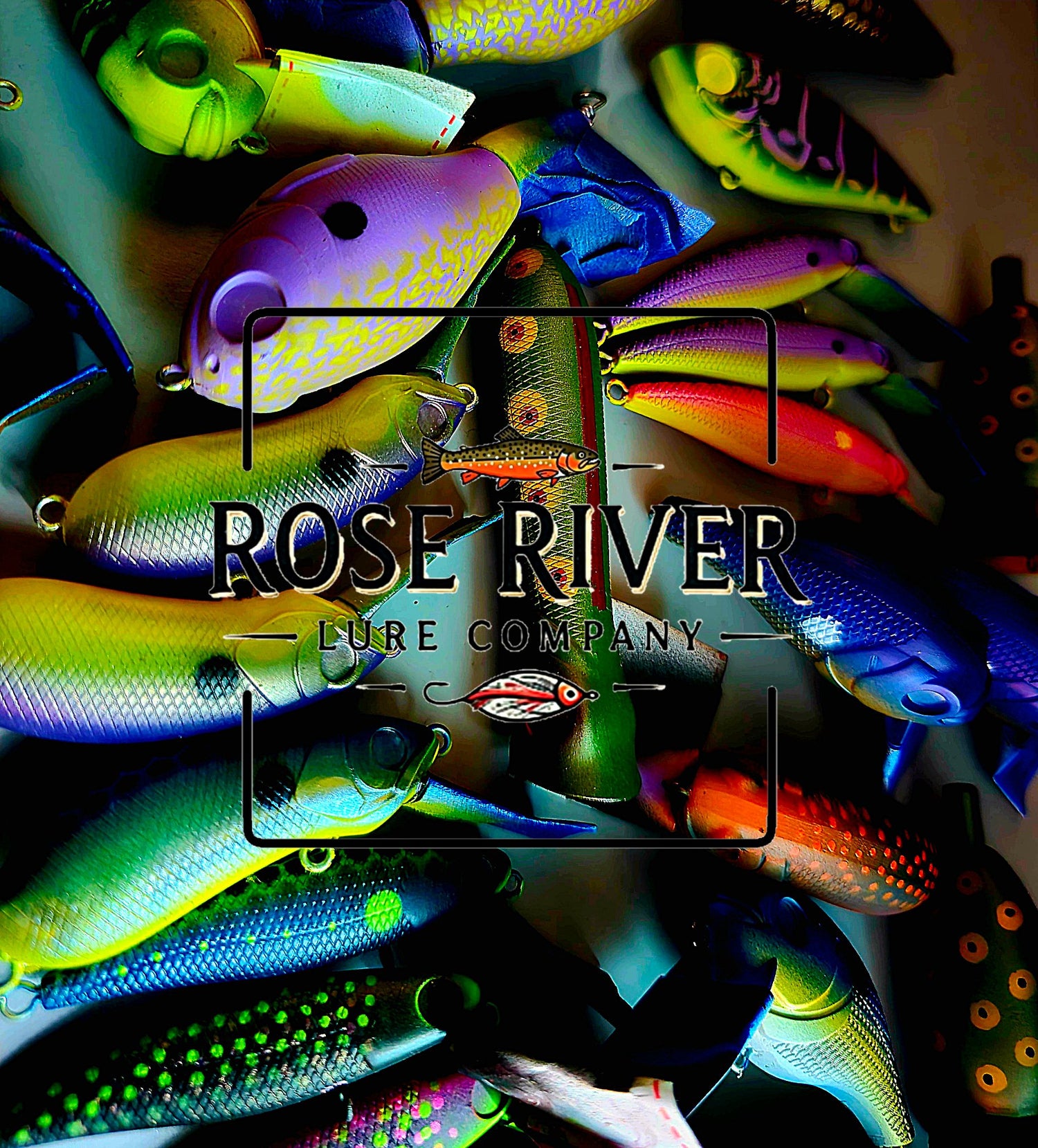 2. Hand Painted Bass Lures
