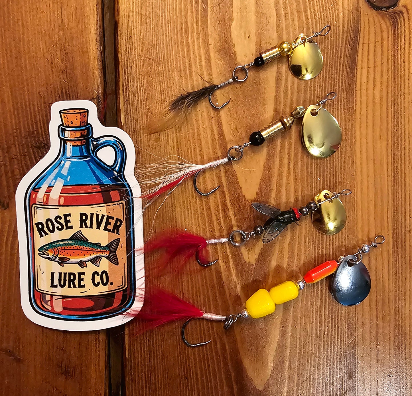 Dressed J hooks 6 packs 💪 with a sticker!